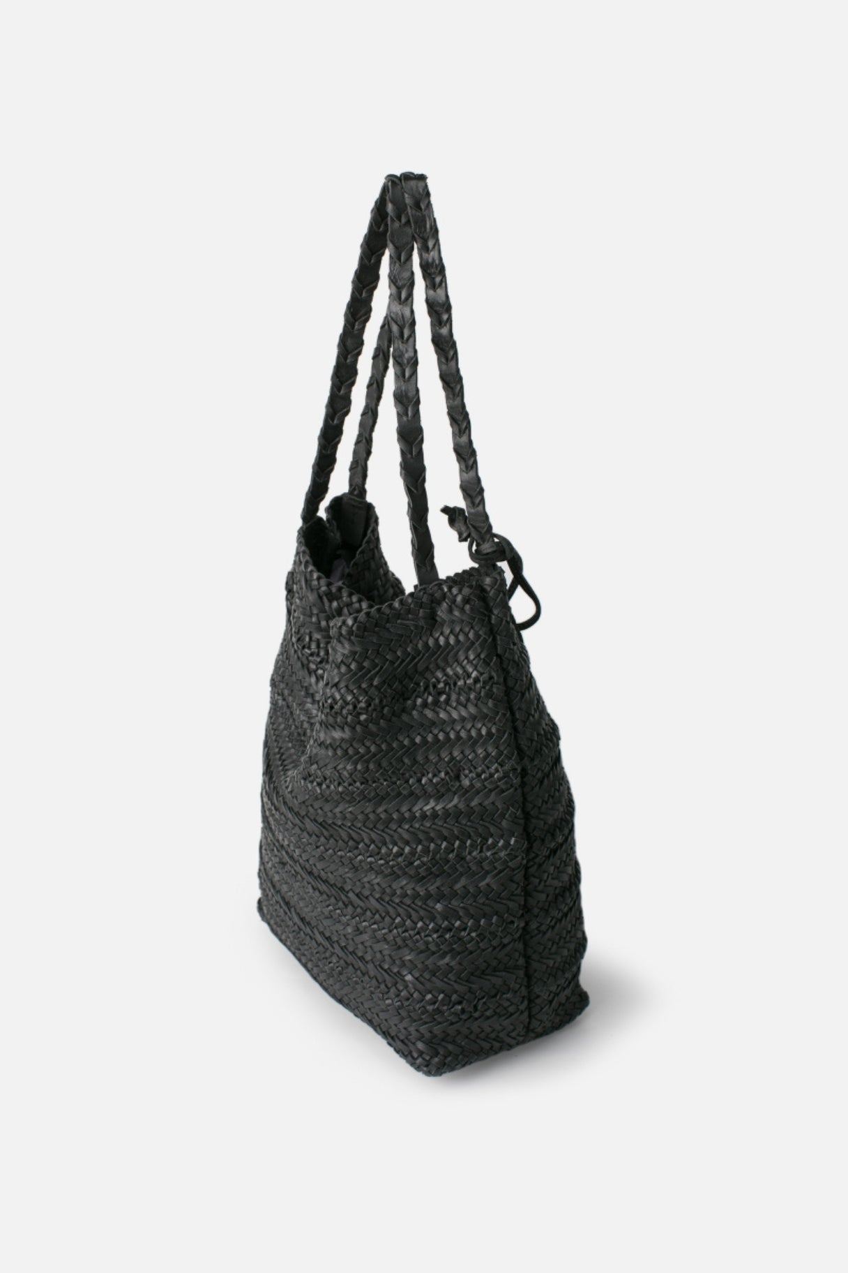 Biba Ruby - cabas hobo tressé noir RUB1L