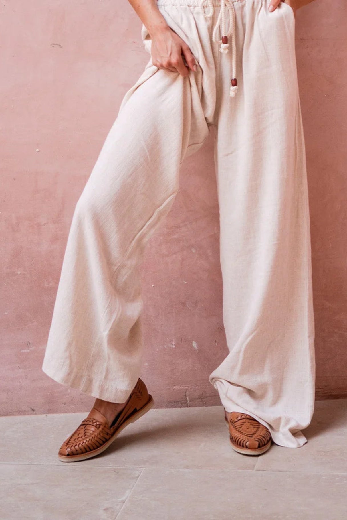 Sandales Alegre Camel - Tressage fin et allure solaire - Mapache