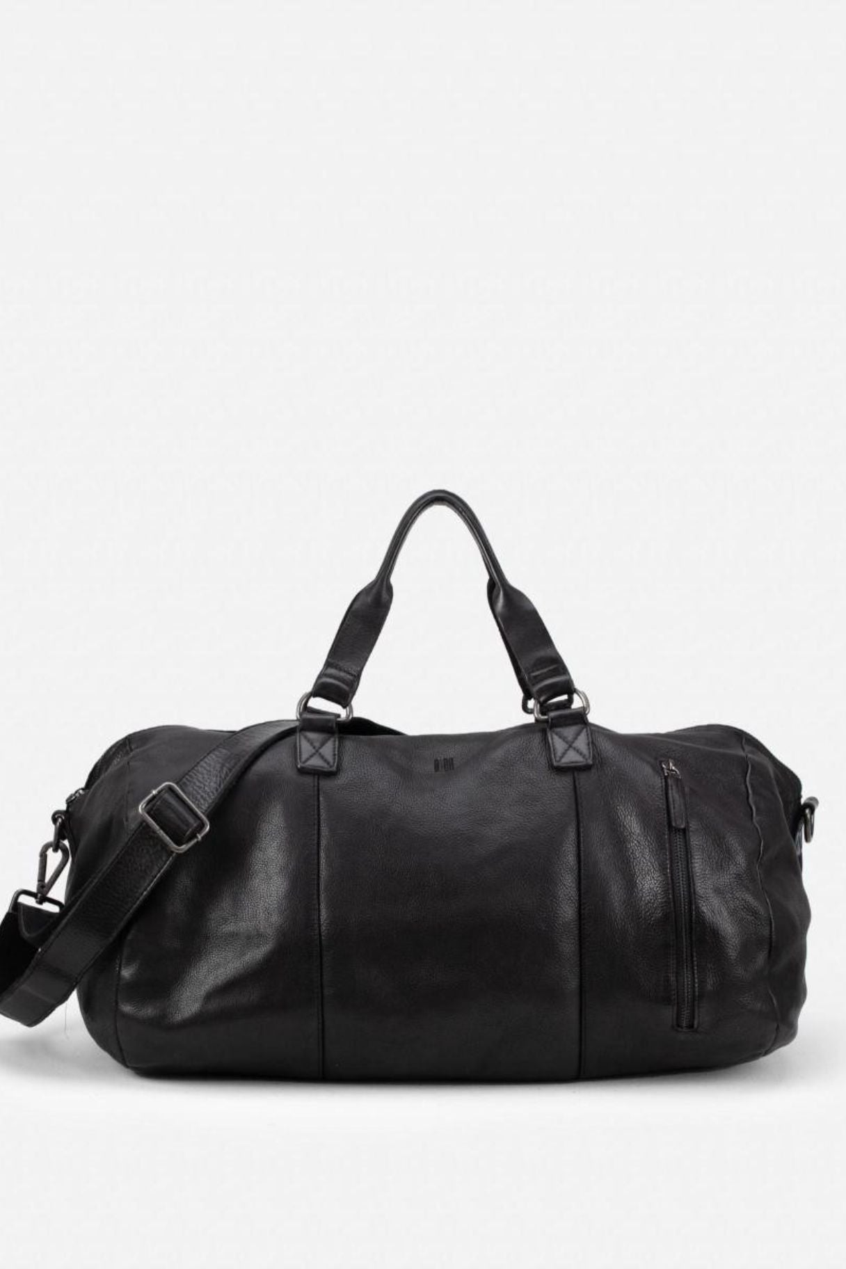 Sac de voyage en cuir BIBA - couleur noir