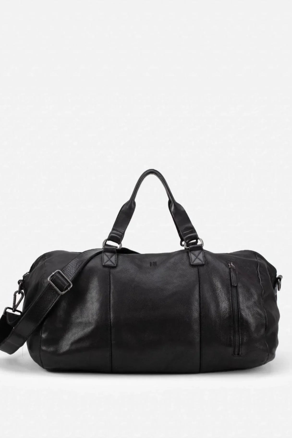 Sac de voyage en cuir BIBA - couleur noir