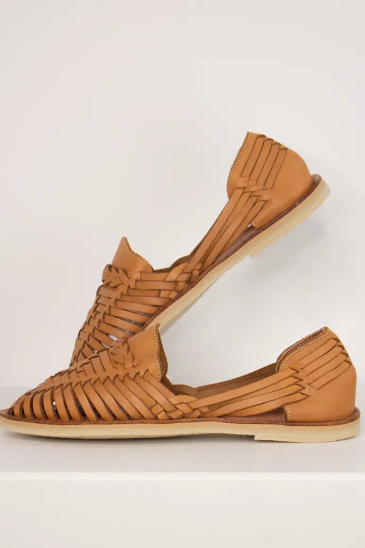 Sandales Alegre Camel - Tressage fin et allure solaire - Mapache