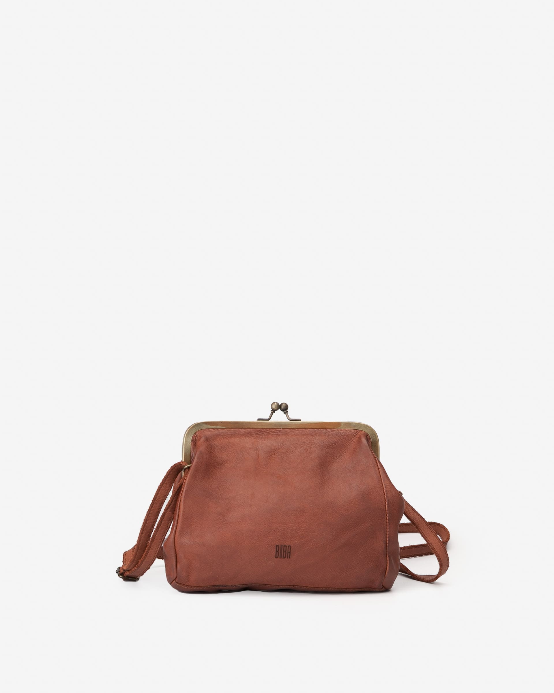 Biba boston BT22 sac bandoulière vintage marron
