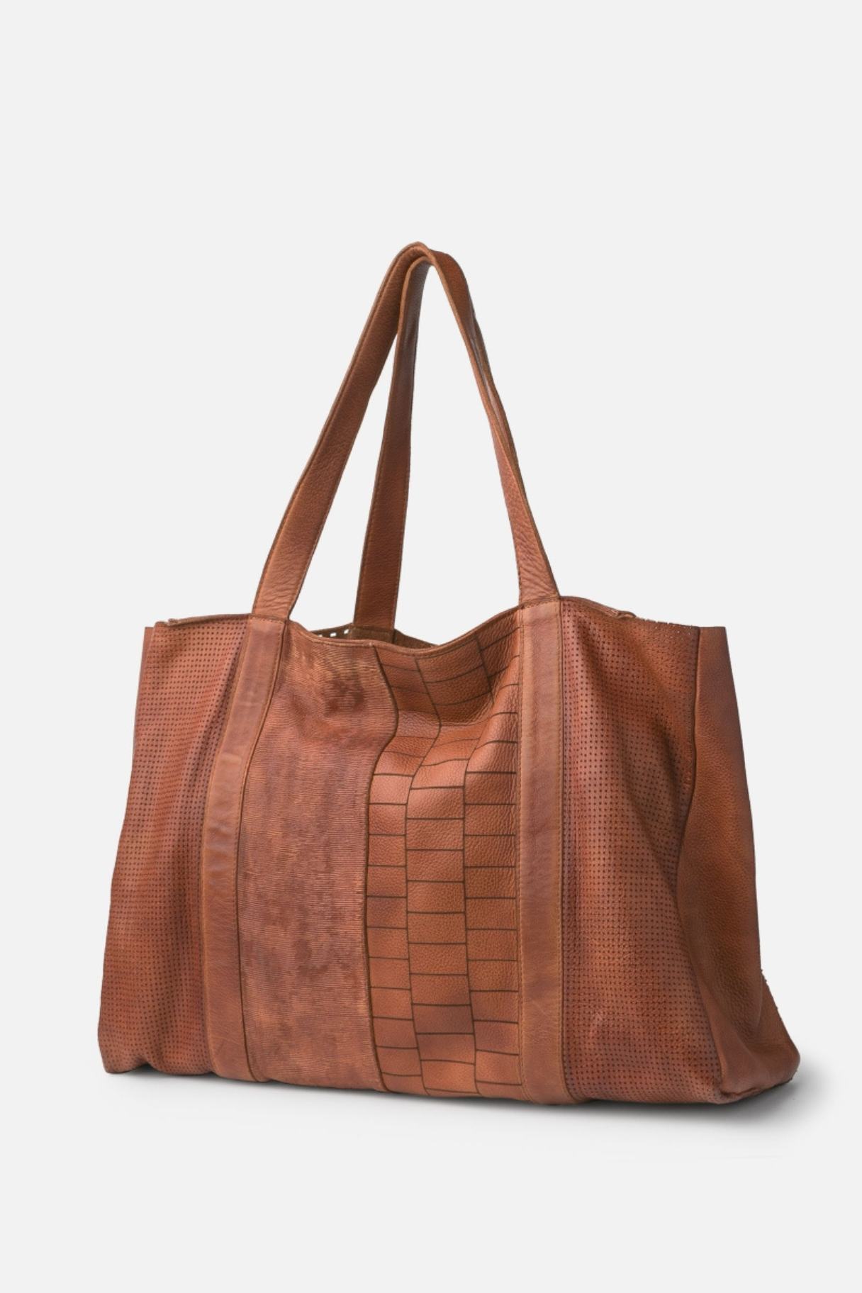 Sac Biba en cuir marron
