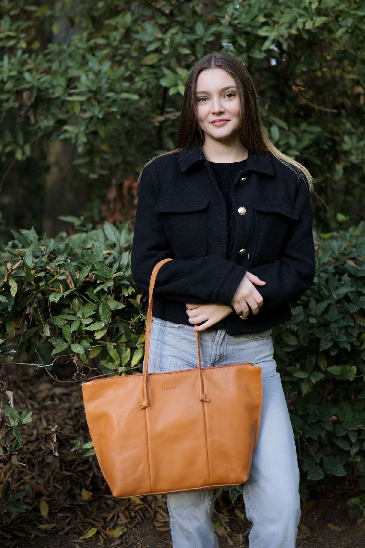 Grand sac cabas en cuir pour femme - Noordsen