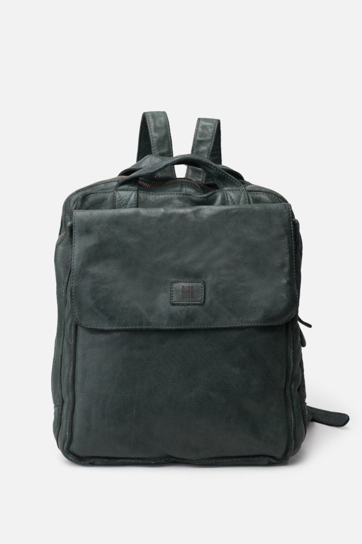 Sac à dos en cuir de vachette lavé – Alex ALE1L Biba