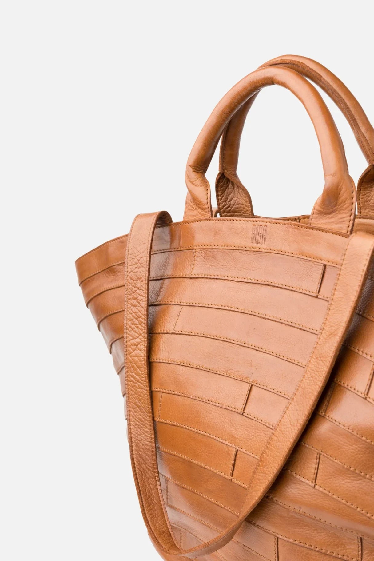 Grand cabas Biba Lewisburg Brick LEB1L – format XL en cuir souple