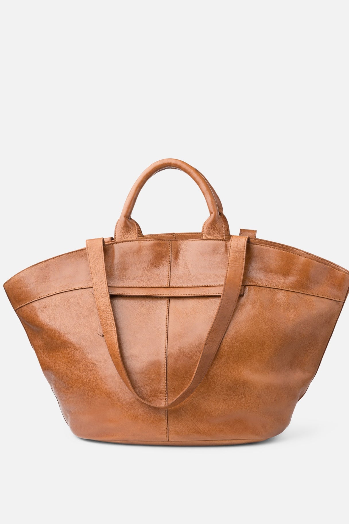 Grand cabas Biba Lewisburg Brick LEB1L – format XL en cuir souple