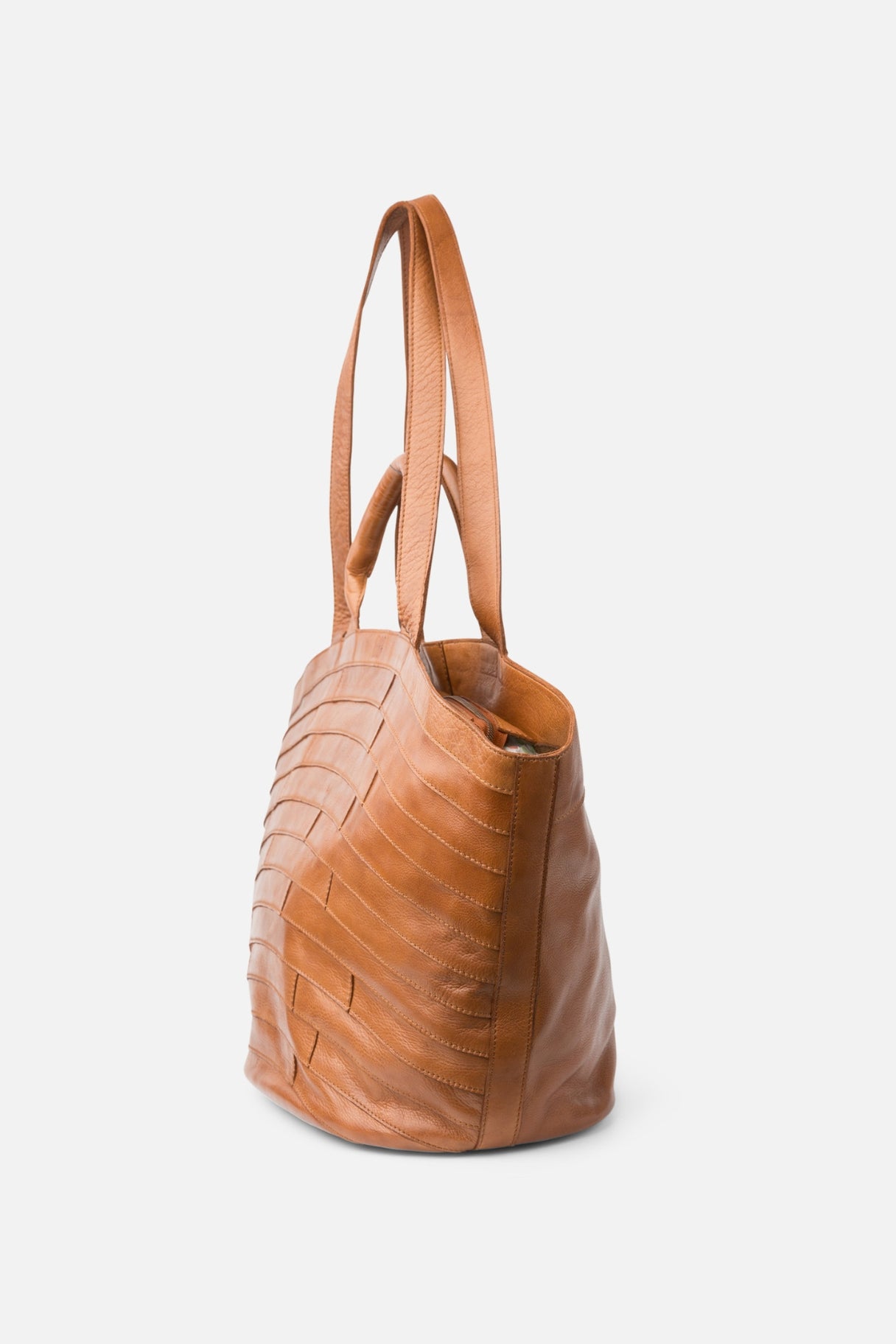 Grand cabas Biba Lewisburg Brick LEB1L – format XL en cuir souple