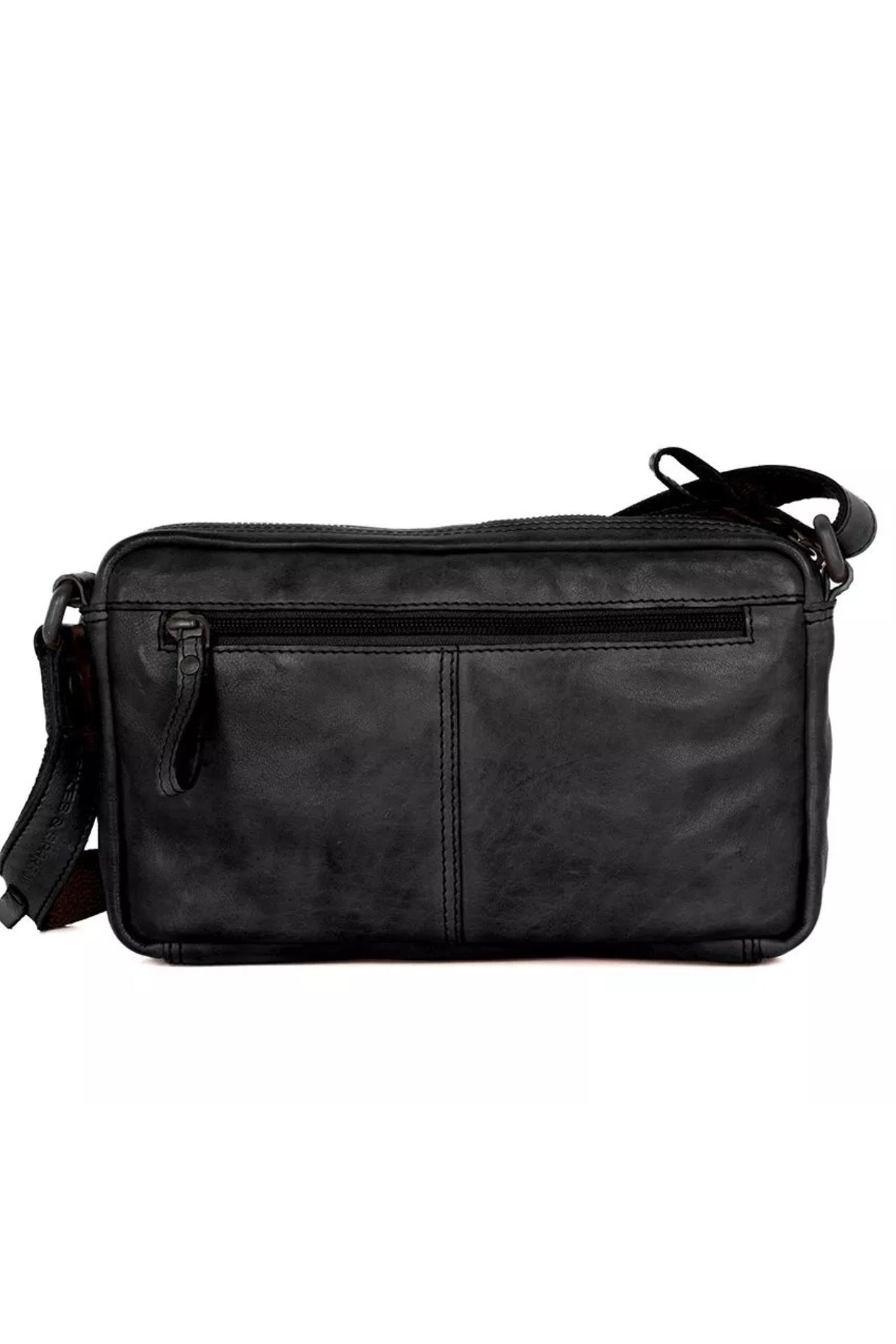 Sacoche à bandoulière zip arrière