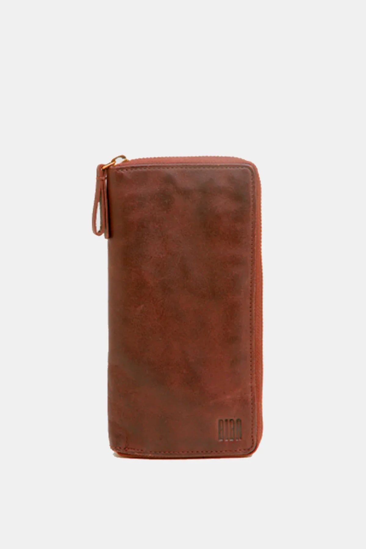 Portefeuille compagnon Biba Boston BT10 en cuir camel