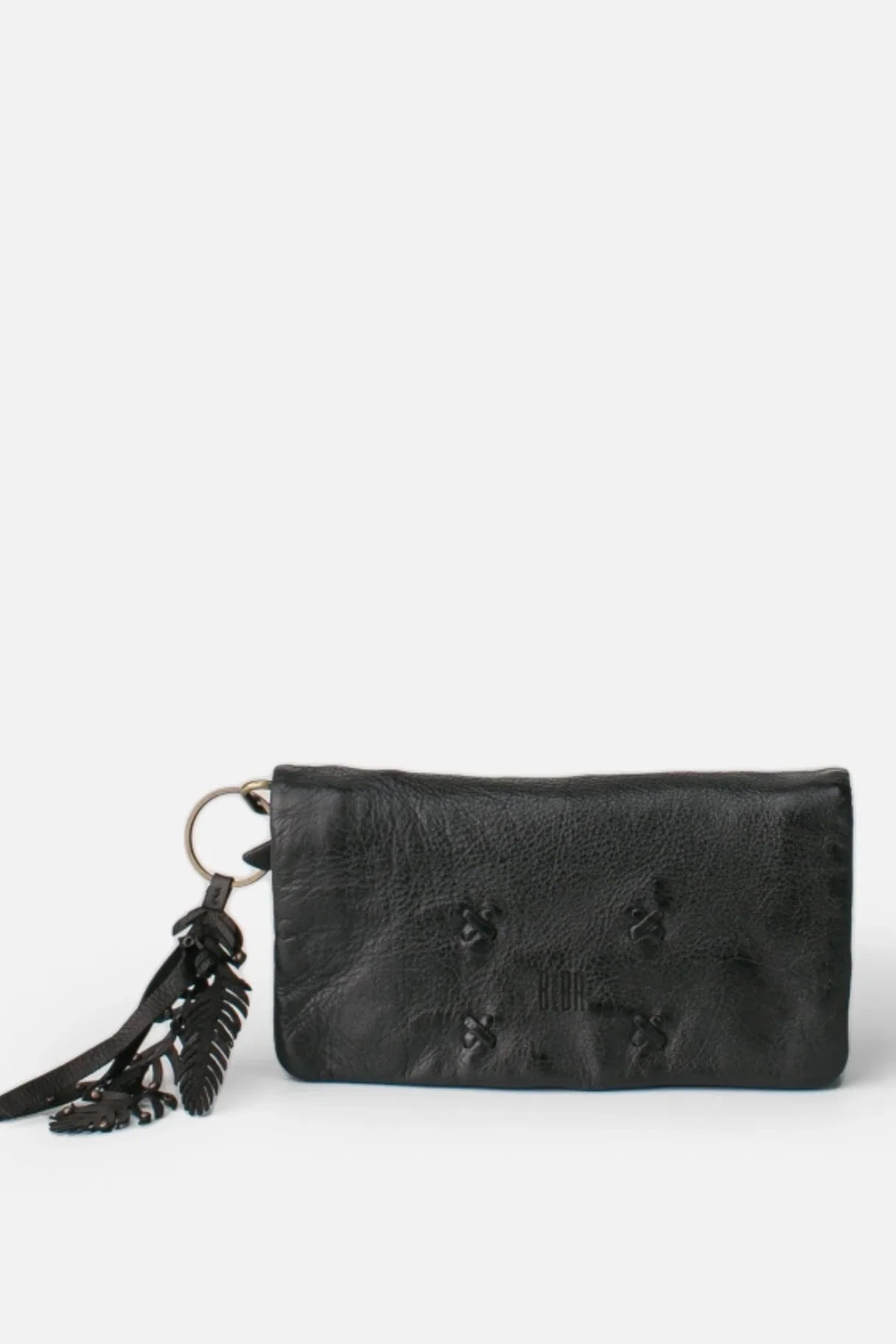 Portefeuille en cuir Biba burwood noir