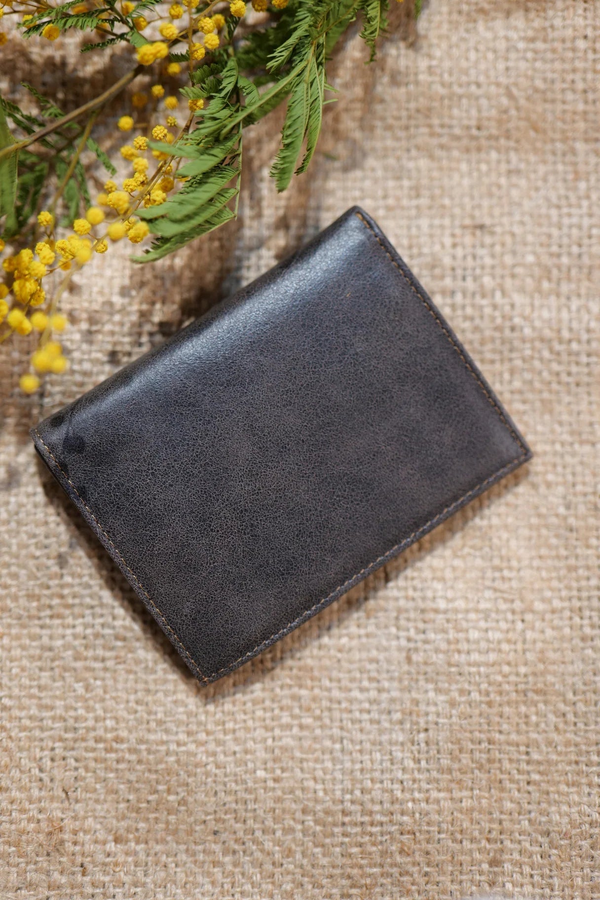 Portefeuille en cuir Arthur & Aston marron