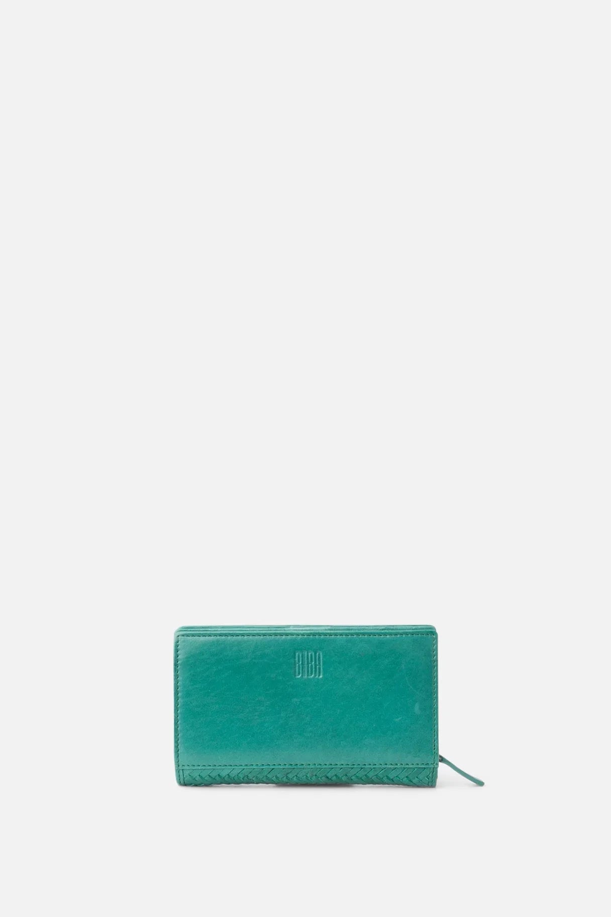 portefeuille Perkins PER13L en cuir tressé – vue arrière
