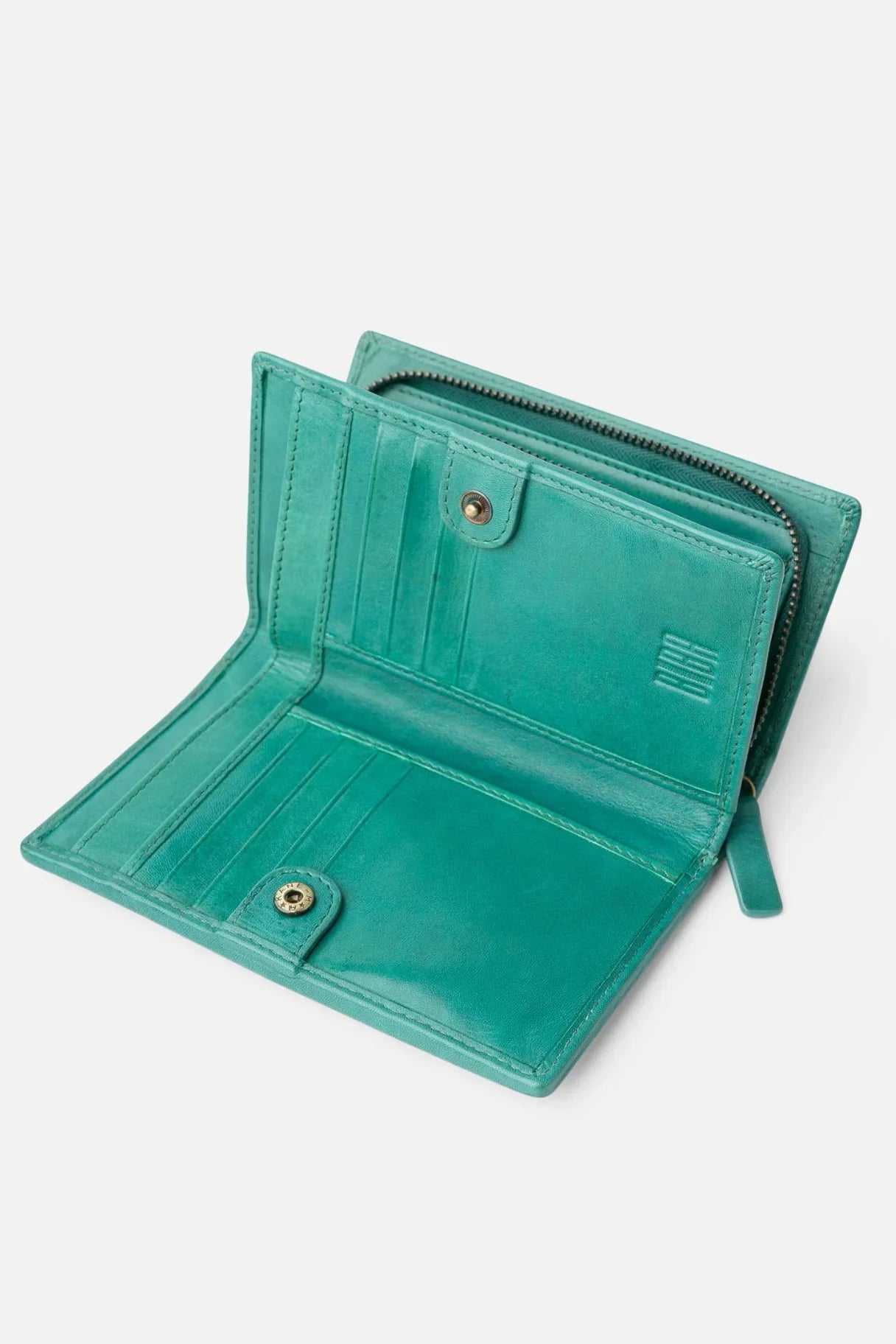 portefeuille Perkins PER13L en cuir tressé – intérieur