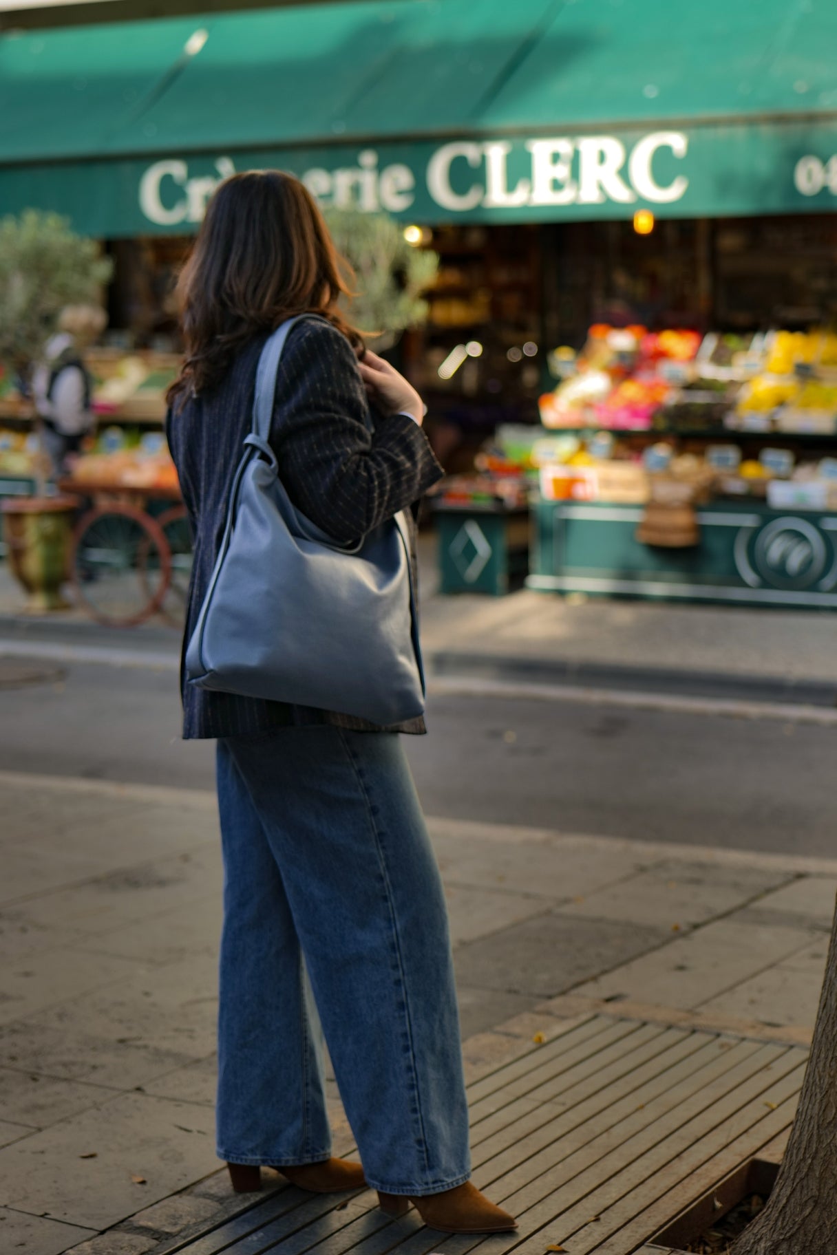 Sac à main en cuir convertible de couleur bleu - Nappa Maroquinerie