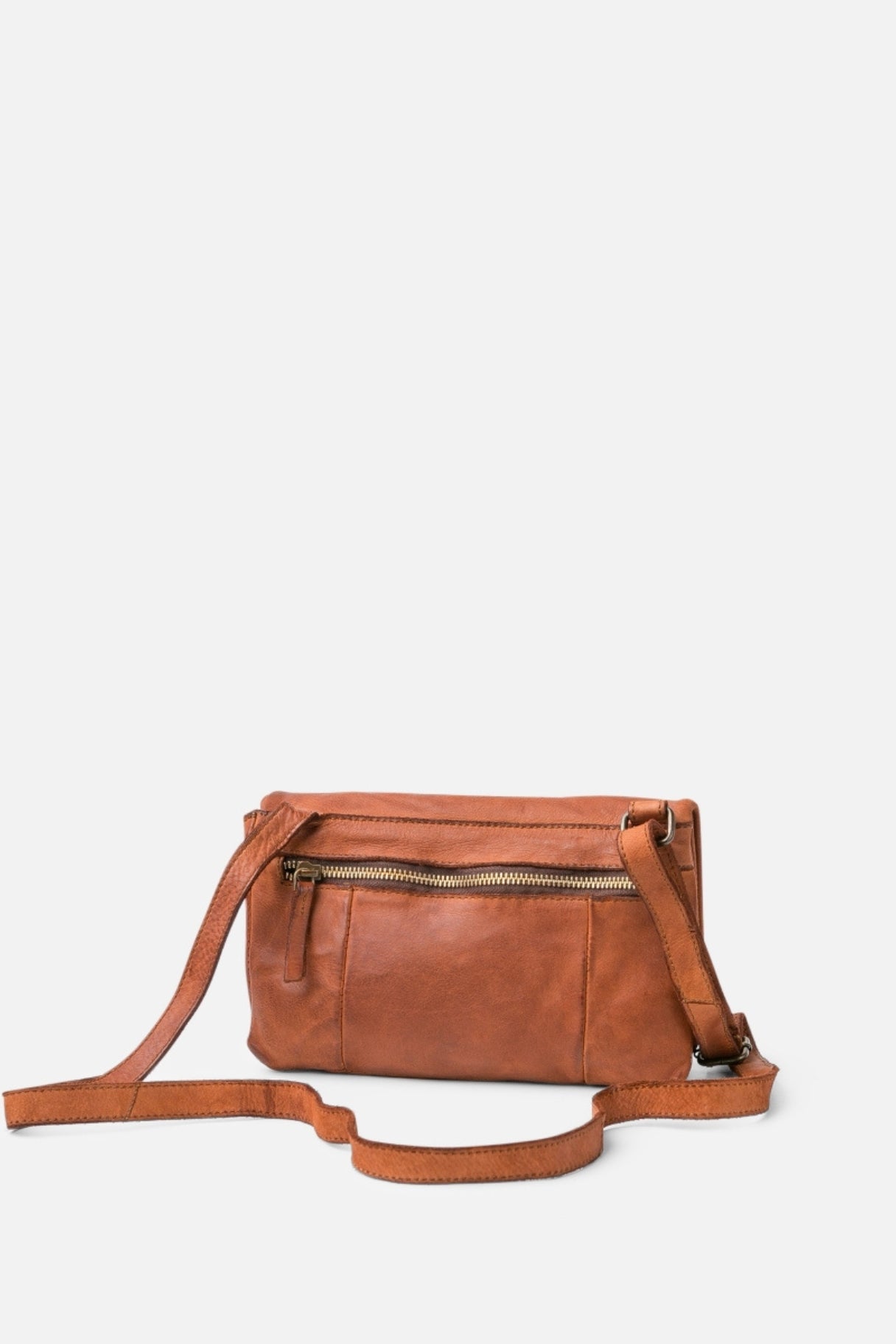 Sac bandoulière BIBA Boston BT33 en cuir lavé – Format compact
