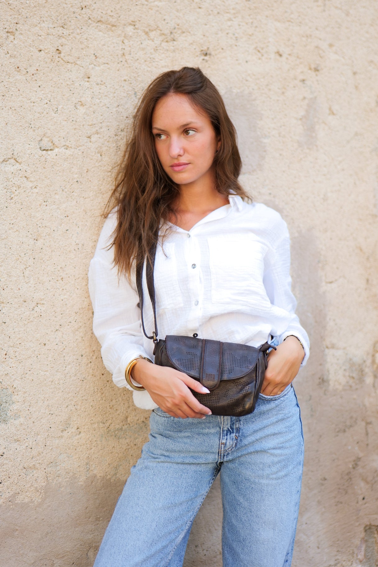 Sac bandoulière en cuir Kaysville KAY1L – BIBA