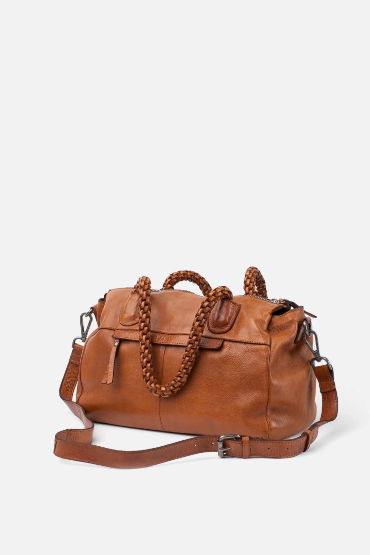 Sac Biba bauletto en cuir camel