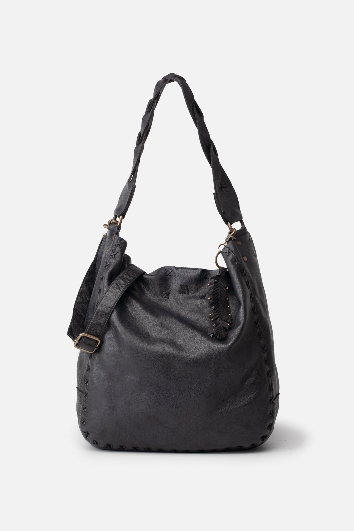 BIBA - Sac à main en cuir de couleur noir