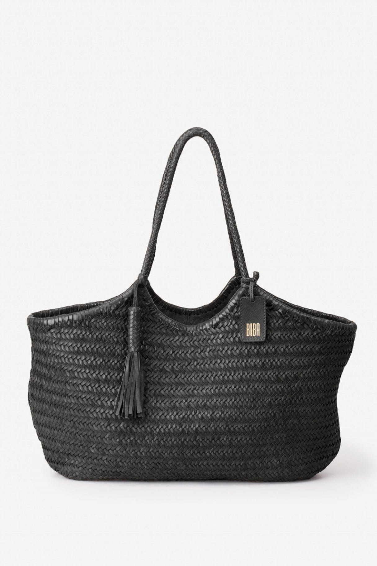 Sac cabas extra-large en cuir tressé Biba Perkins PER9L