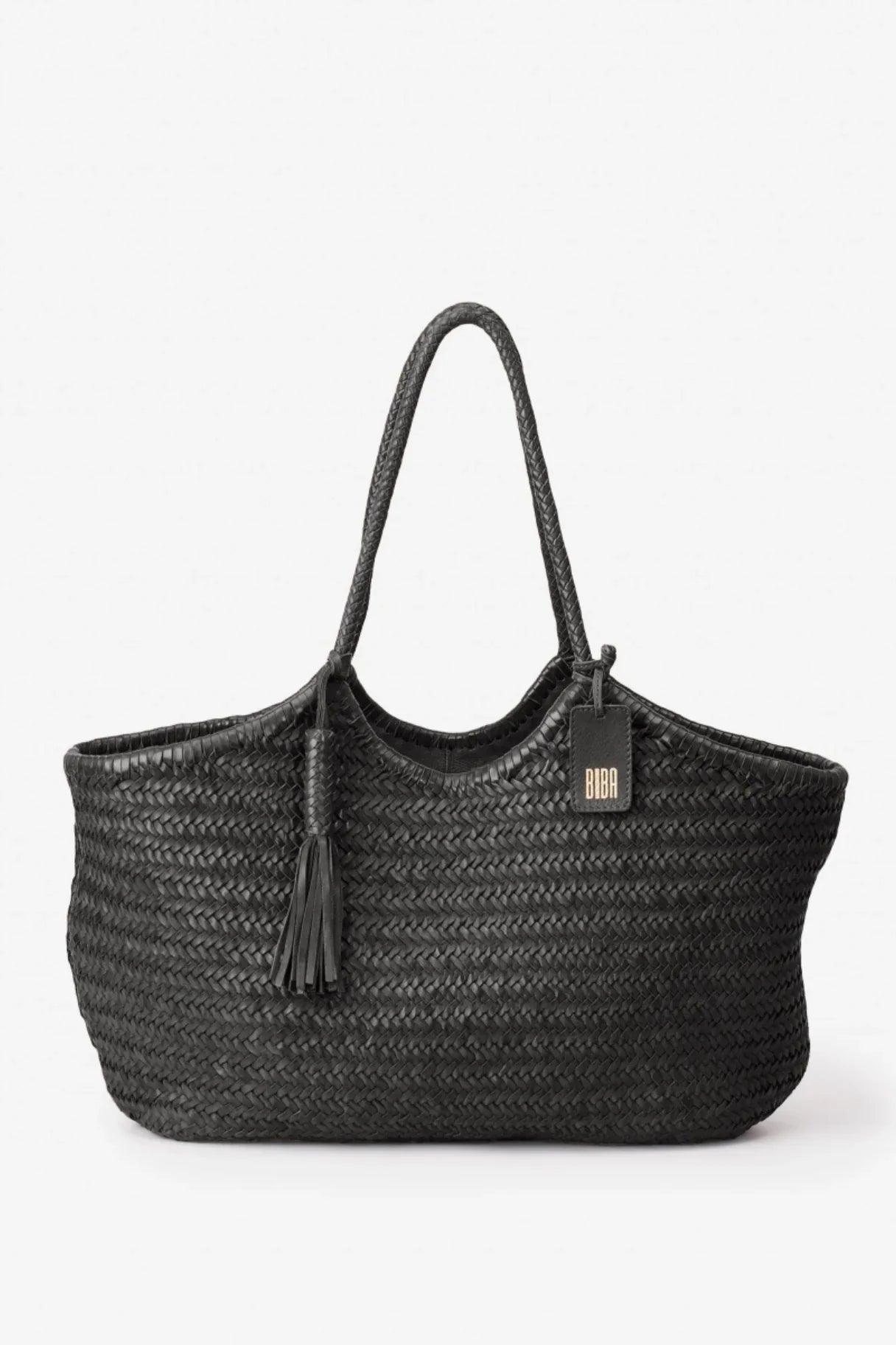 Sac cabas extra-large en cuir tressé Biba Perkins PER9L