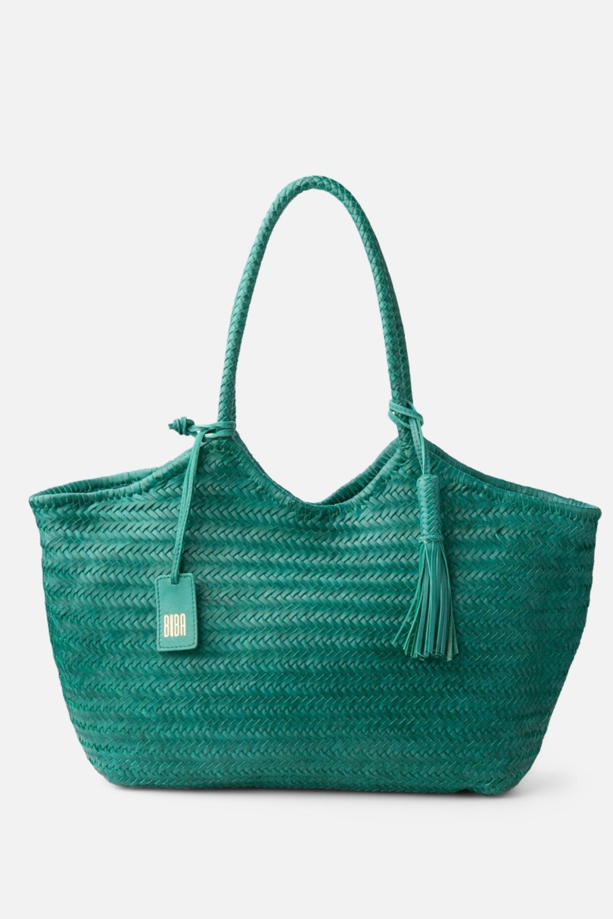 Sac cabas extra-large en cuir tressé Biba Perkins PER9L