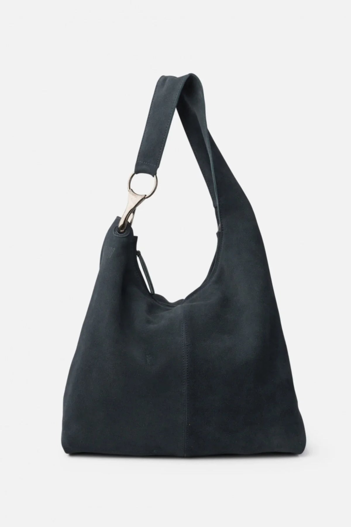 Sac Jackpot Biba en cuir suédé bleu marine