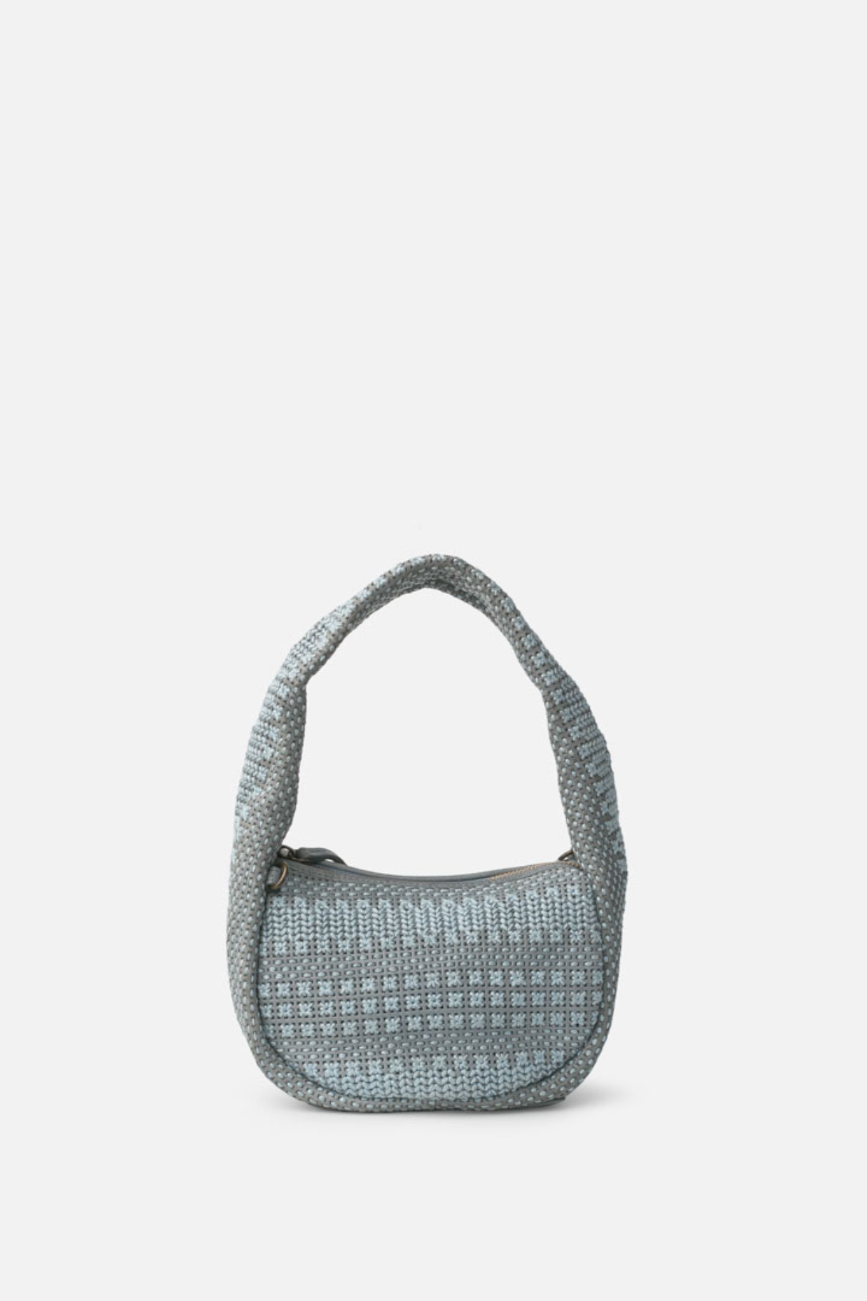 Sac à main en cuir SCA1L Biba bleu détails