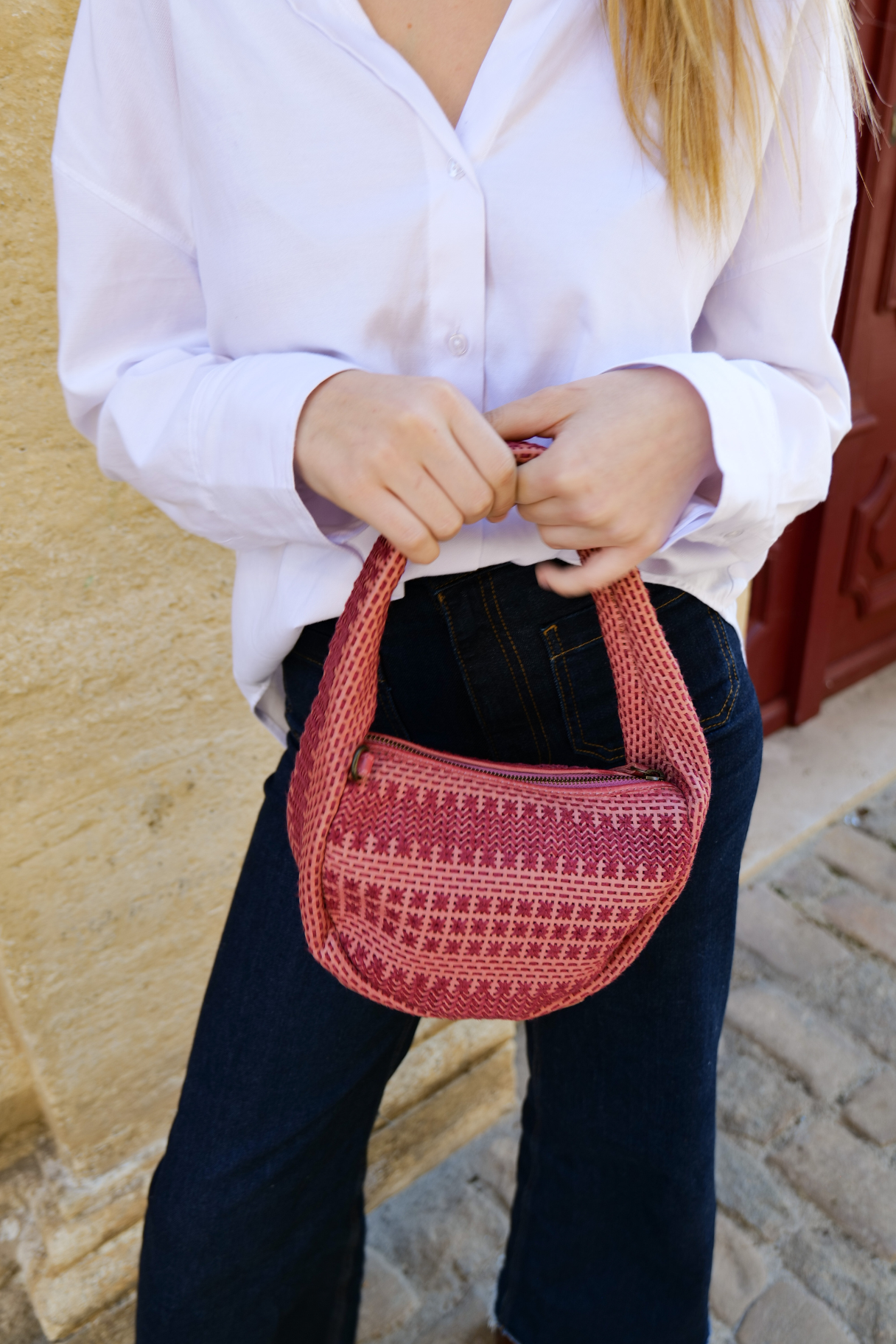 Sac à main rose Biba