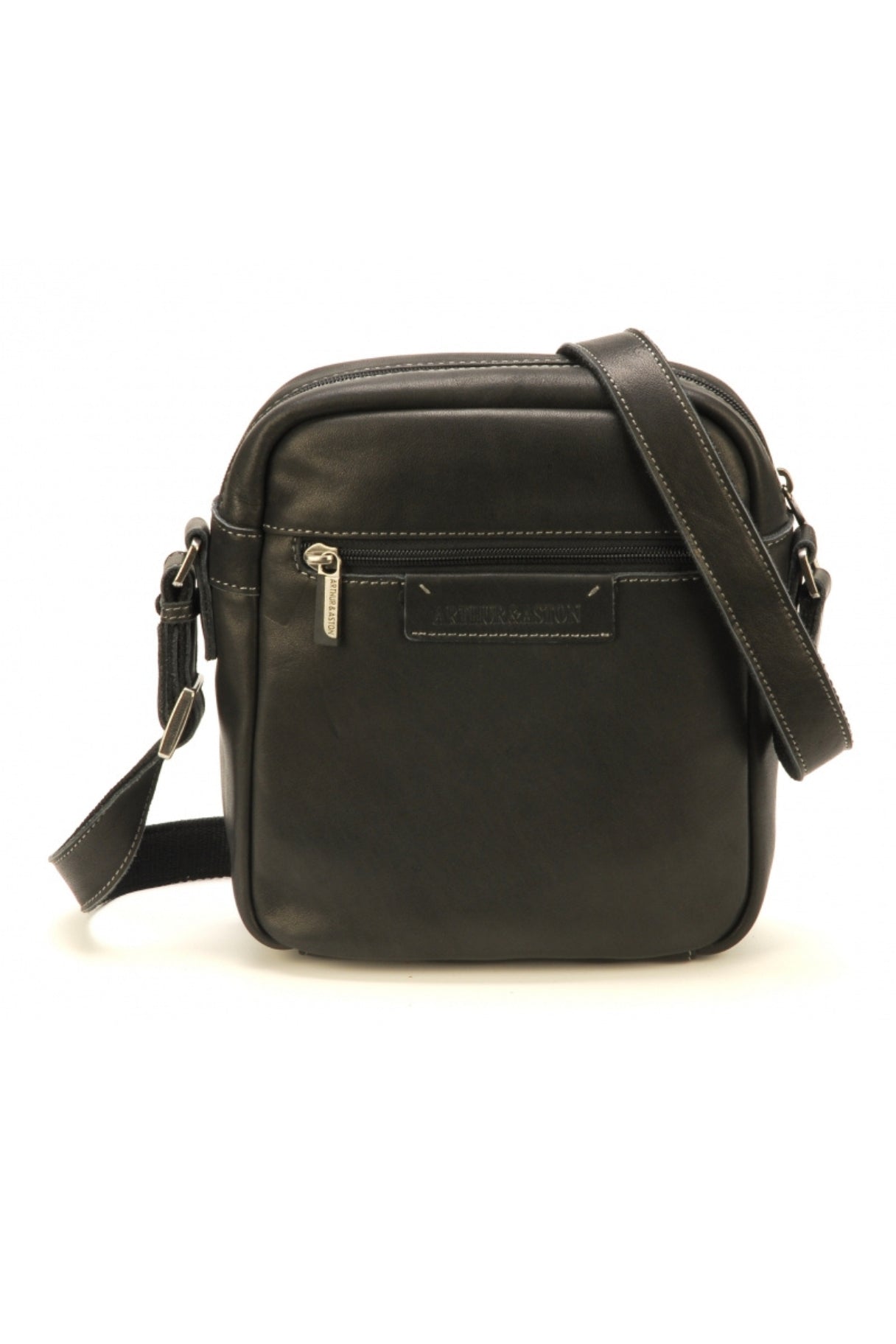 Sac travers Johany d'Arthur Aston en cuir noir