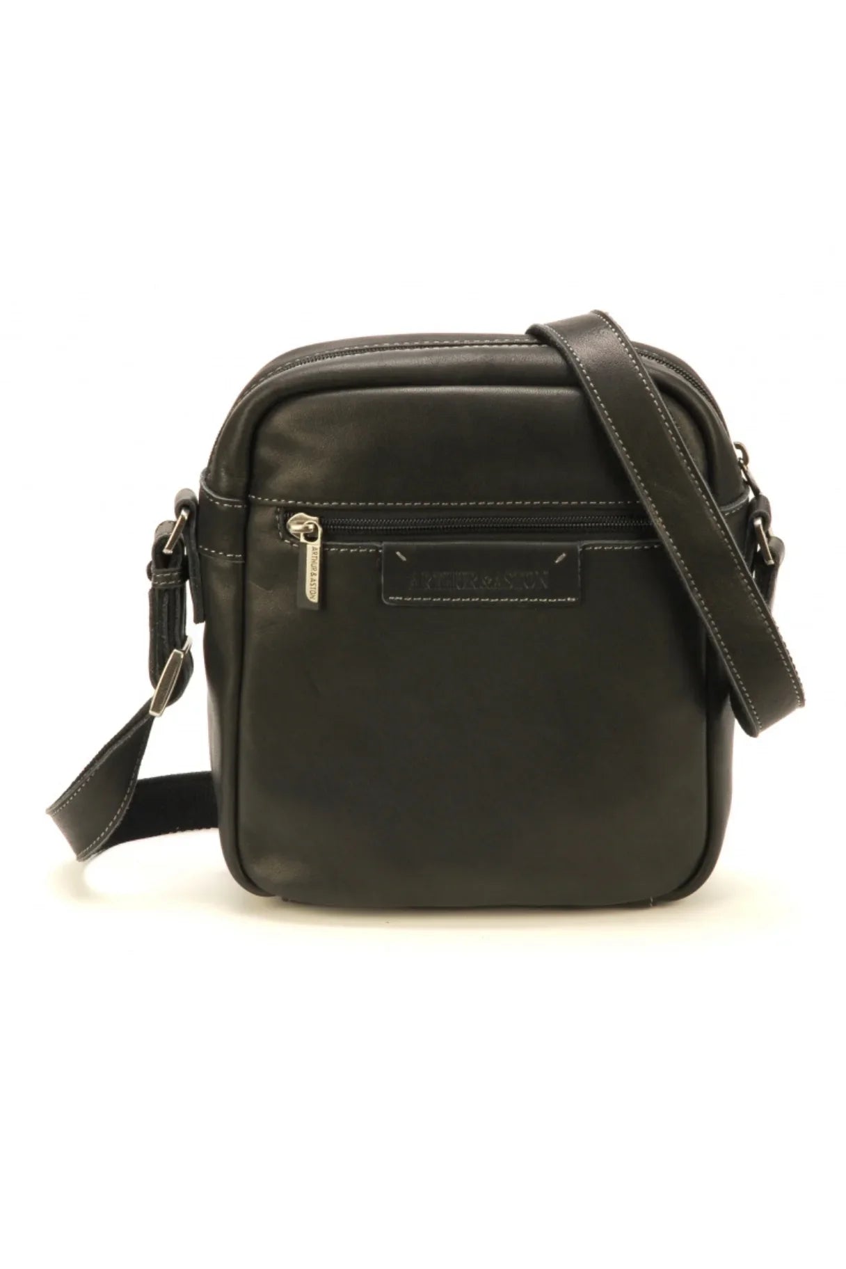 Sac travers Johany d'Arthur Aston en cuir noir