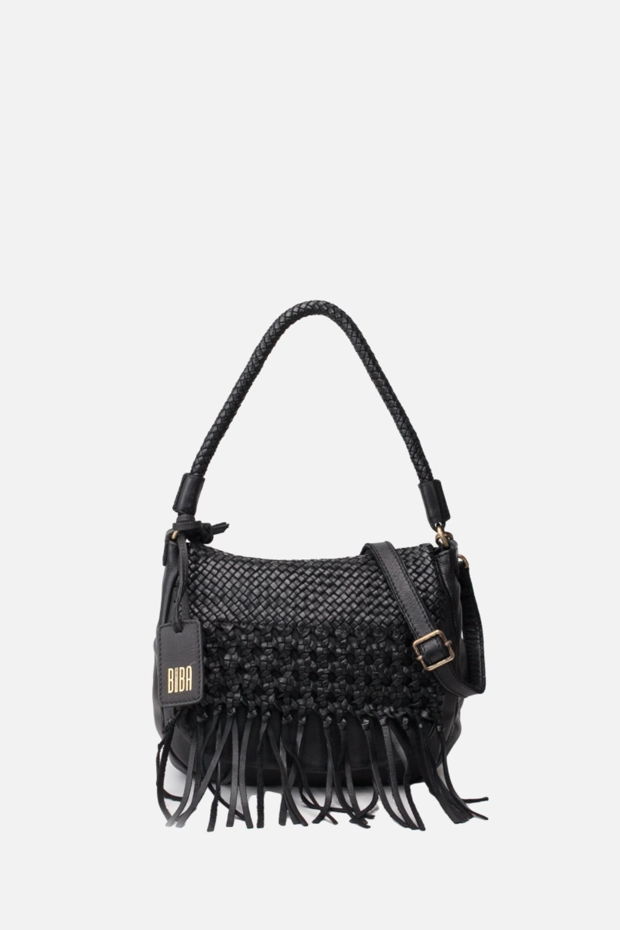 BIBA - Sac à main convertible en bandoulière - couleur noir