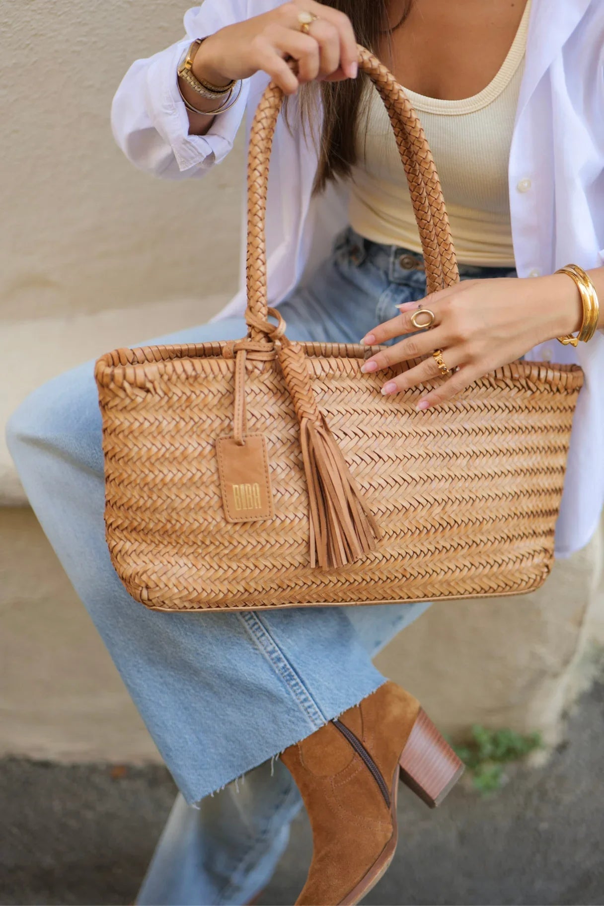 Sac tressé cuir : les plus beaux modèles tendance