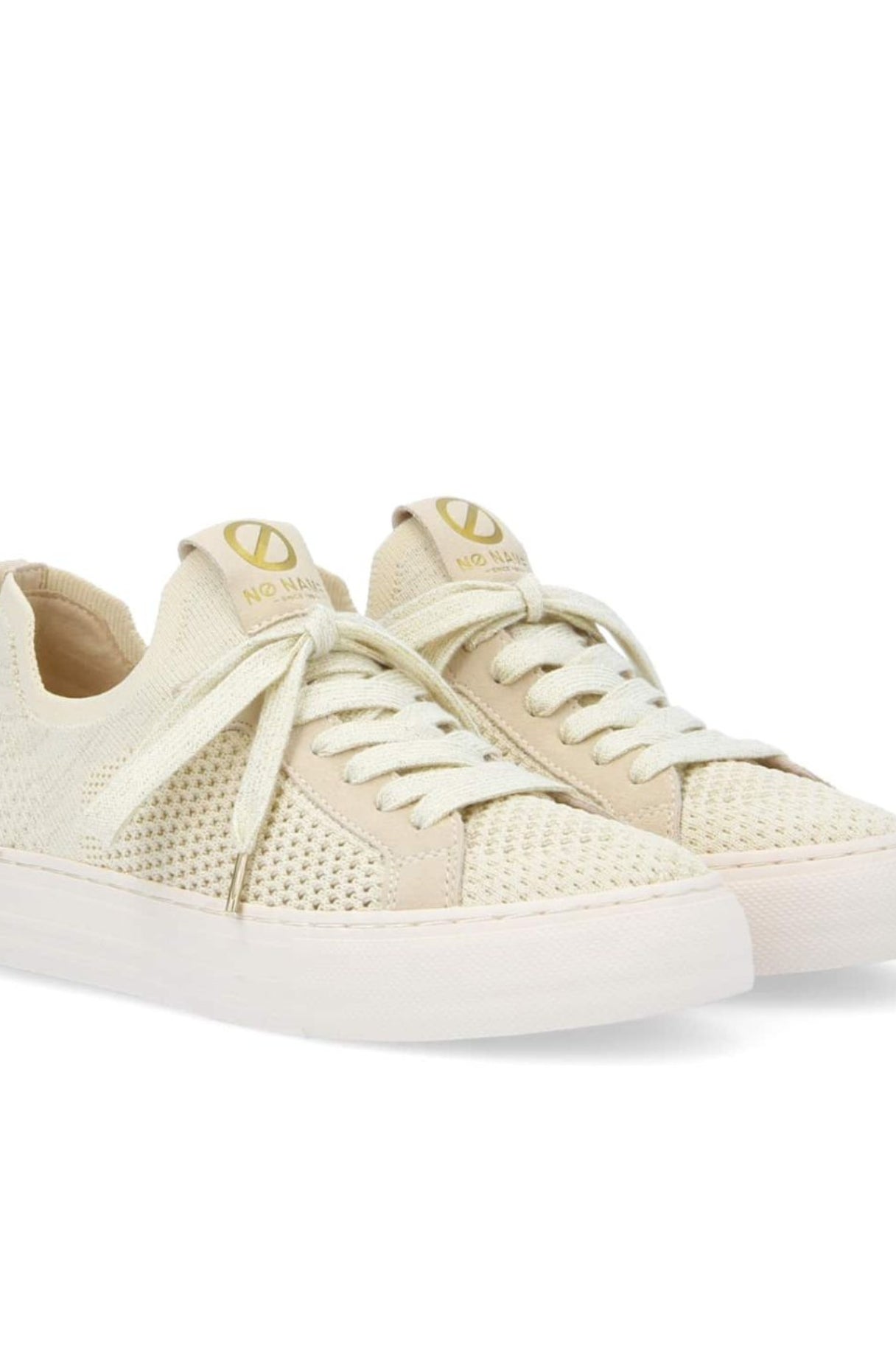 Sneakers ARCADE FLY W Recycled - Dove/Light Gold : confort responsable