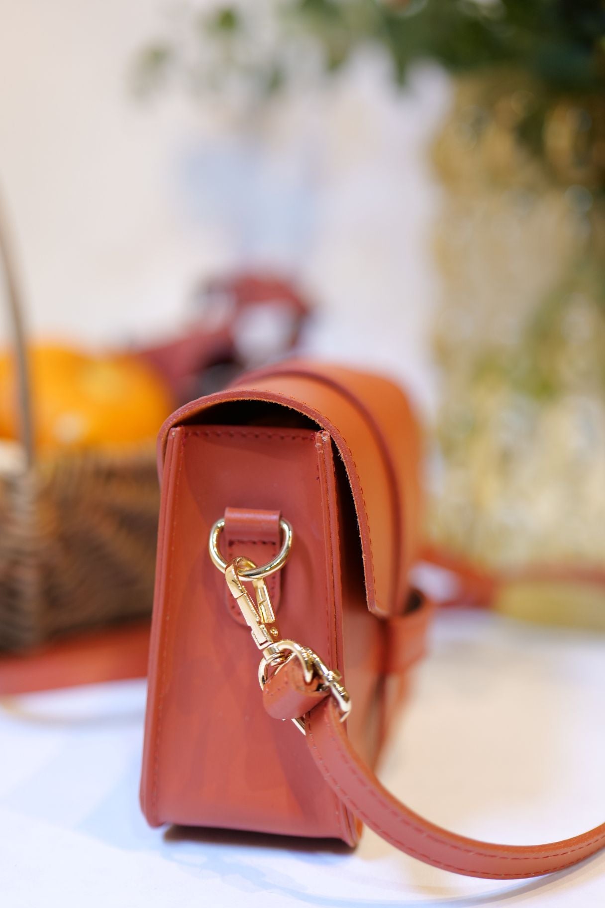 Salomé - petit sac en bandoulière cuir rigide - Nappa Maroquinerie