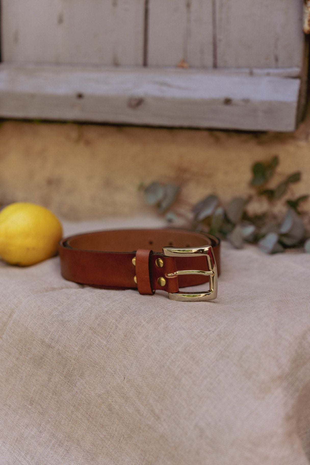 Ceinture artisanale Nappa Maroquinerie