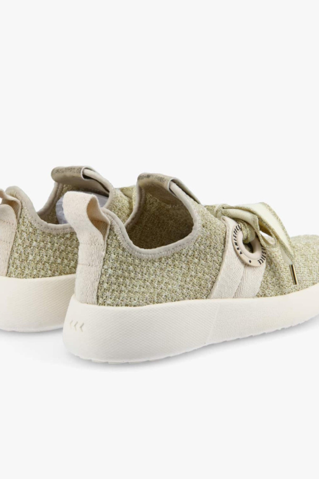 Baskets sans lacets Volt One beige dore Armistice