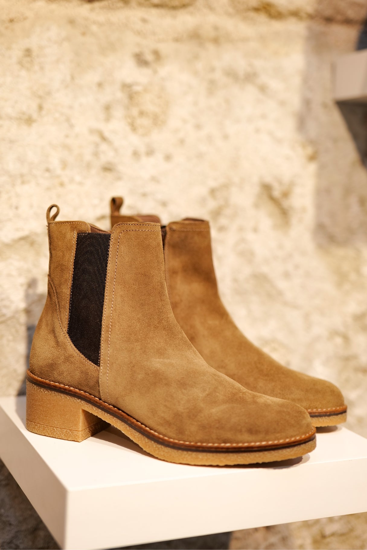 Bottines en cuir nubuck Patricia Miller - Nappa maroquinerie 