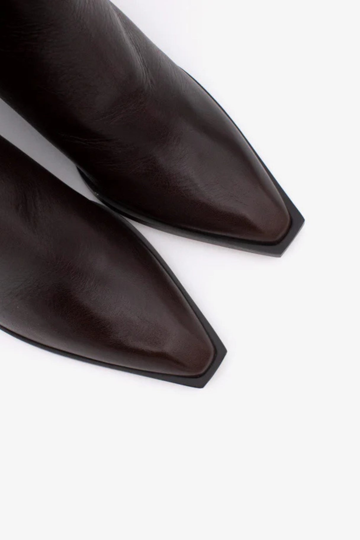 Bottines MIRETTE en cuir naturel marron – Ángel Alarcón