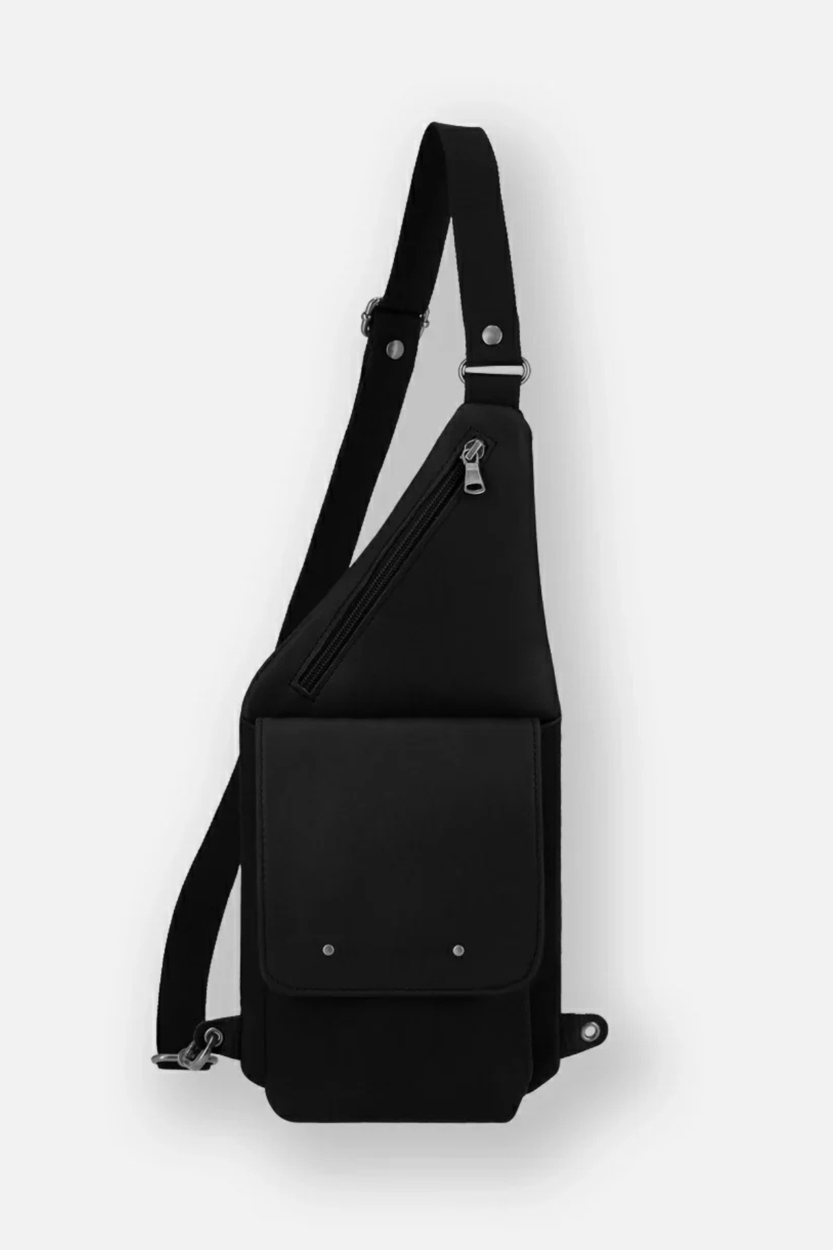 Holster cuir homme Dionysos Ateliers Fourès en cuir pleine fleur aniline noir, fabriqué à Graulhet