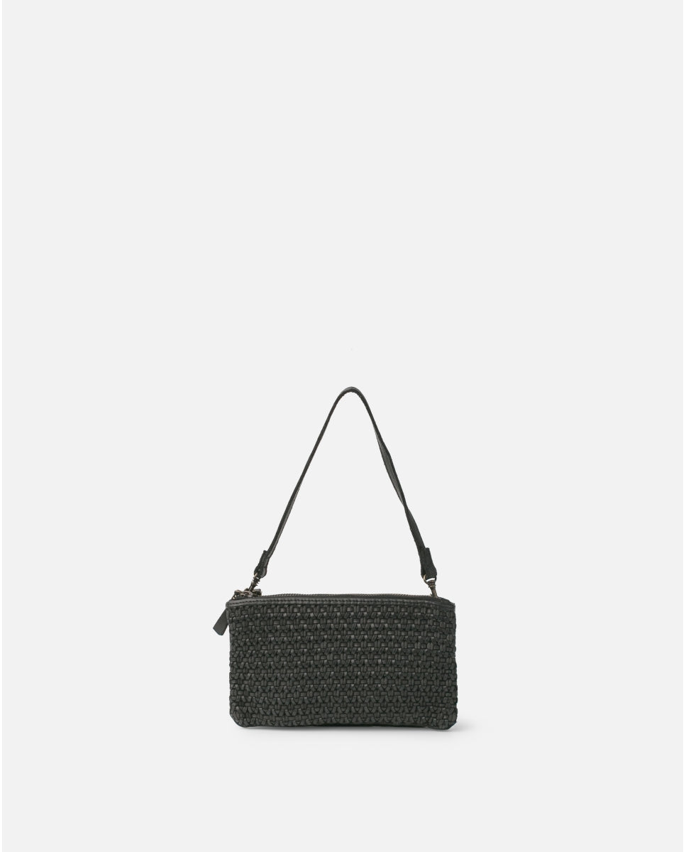 Sac bandoulière en cuir tressé Mullen - Élégance et praticité