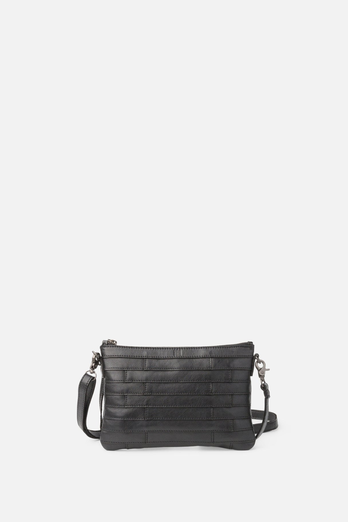 Mini sac bandoulière cuir noir lavé Biba Lewisburg LEB16L
