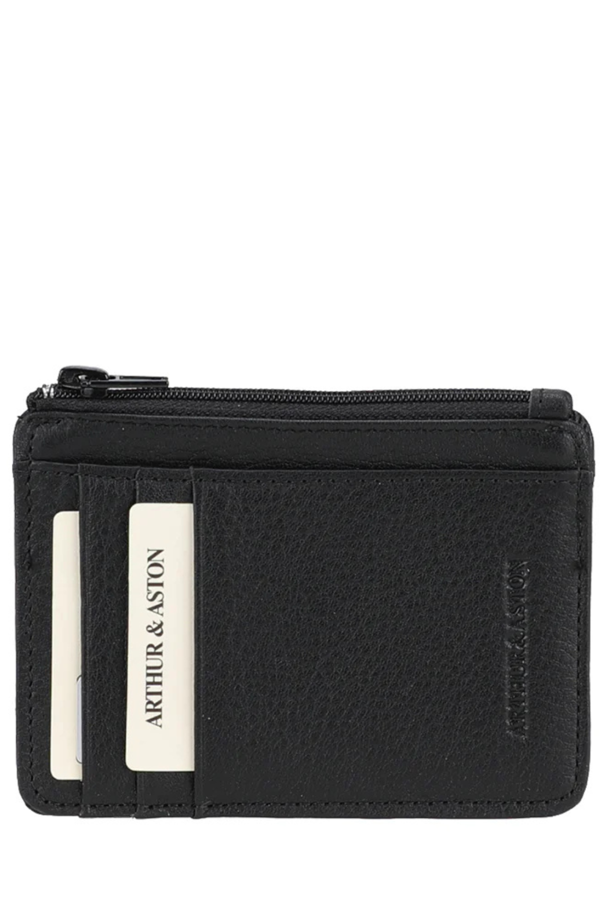 Porte-cartes cuir RFID Ange noir Arthur & Aston