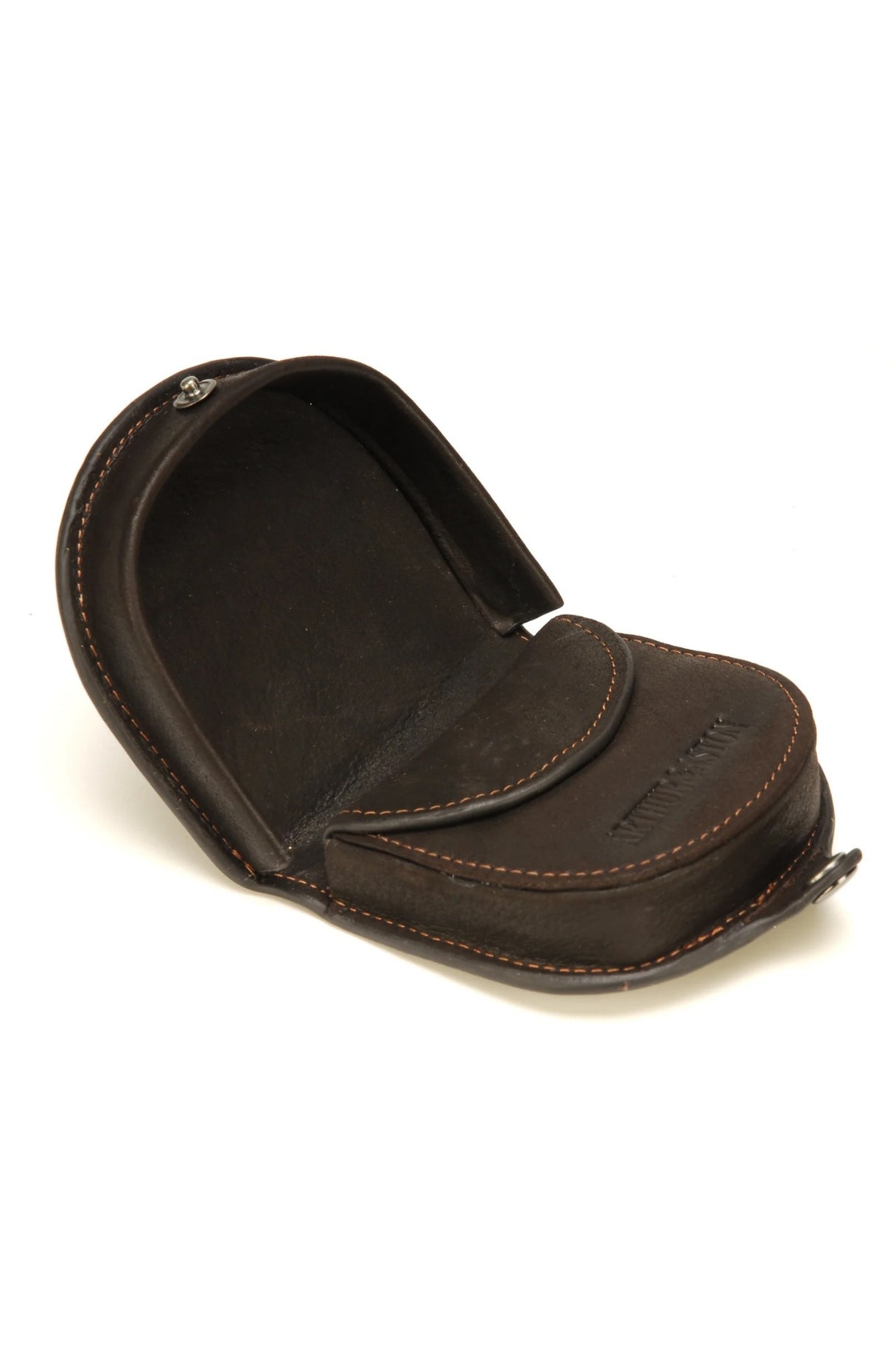 Louis – Porte-monnaie traditionnel homme en cuir vachette gras, fermeture pression – Arthur & Aston