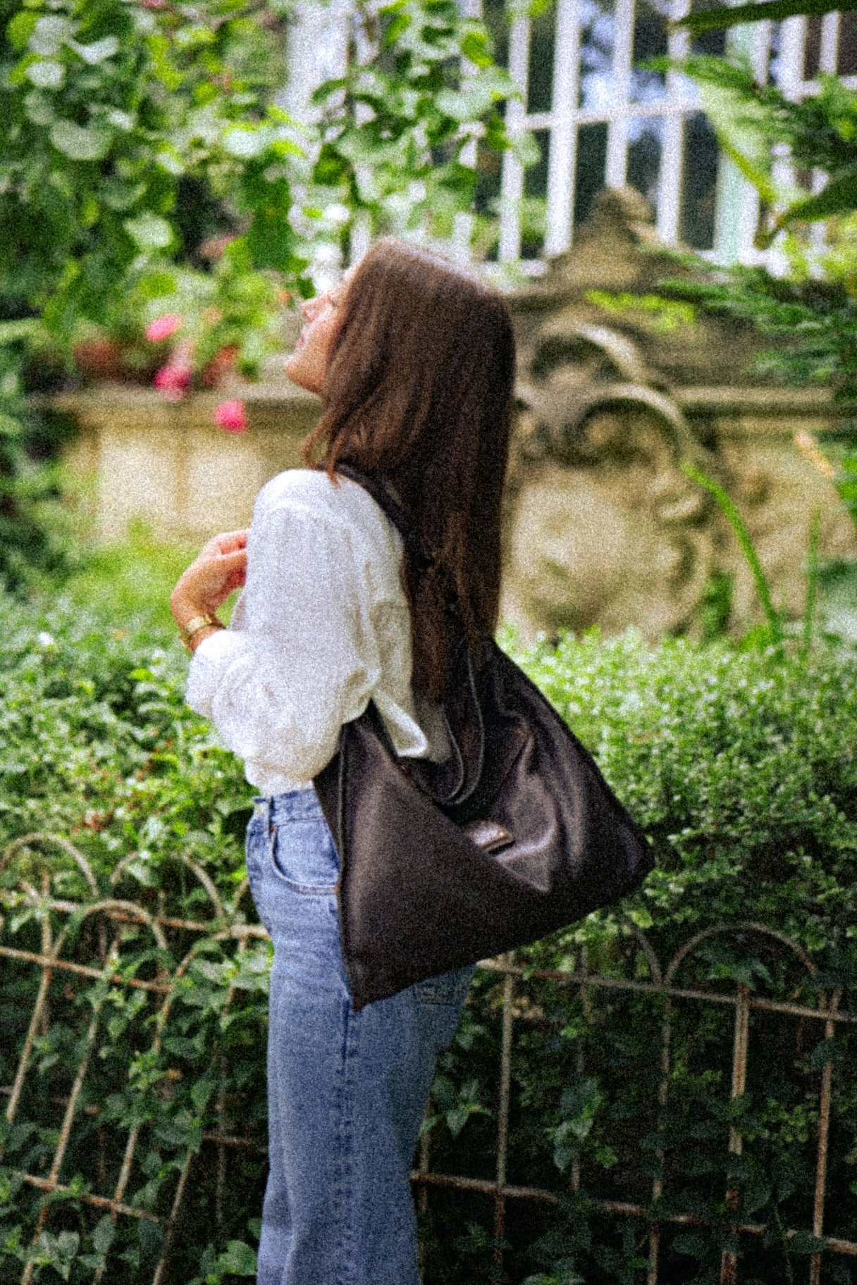 Sac à main en cuir marron foncé Bayside BS 404 - Artisanat et durabilité