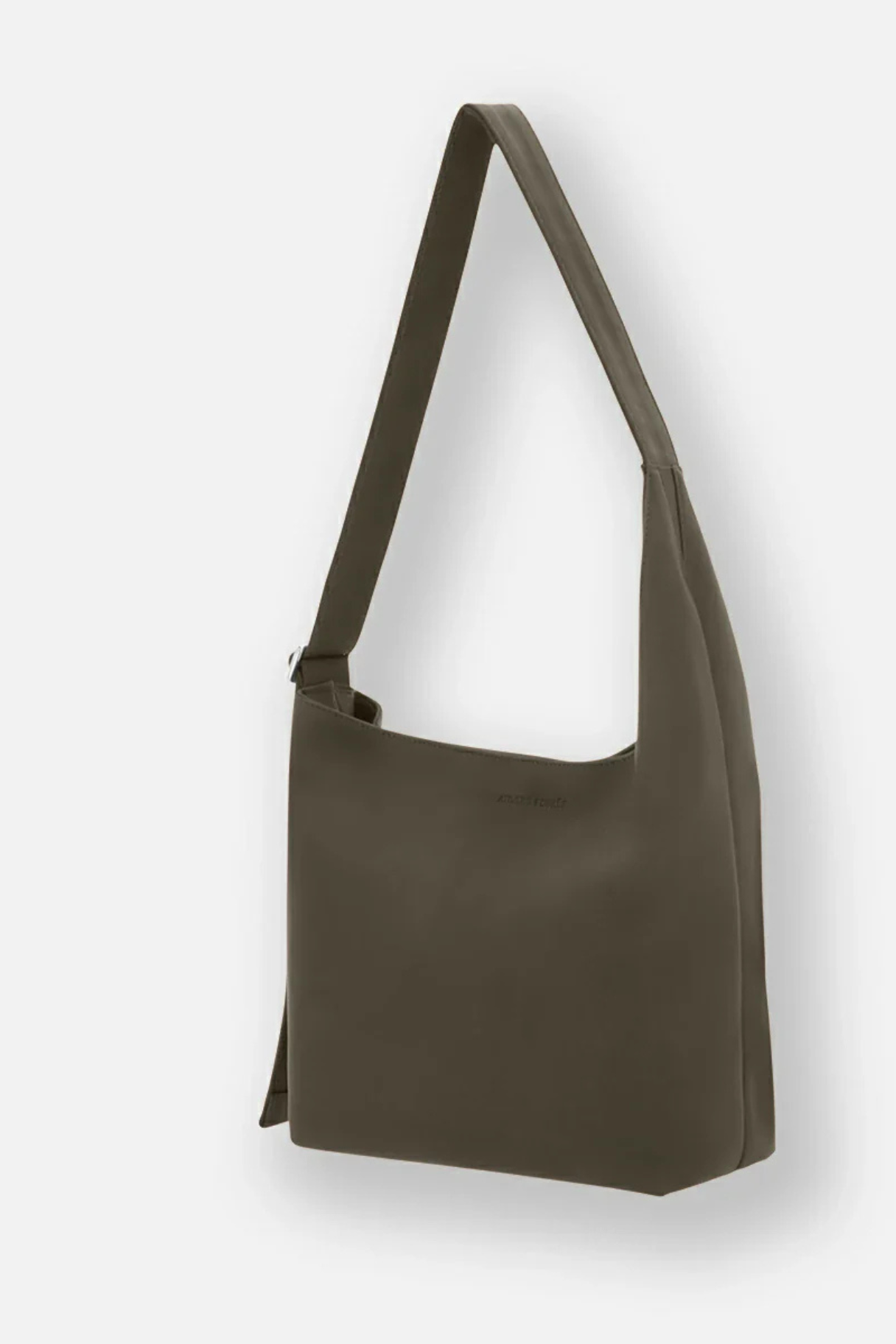 Sac Adastrée Ateliers Fourès cuir aniline kaki vue de face