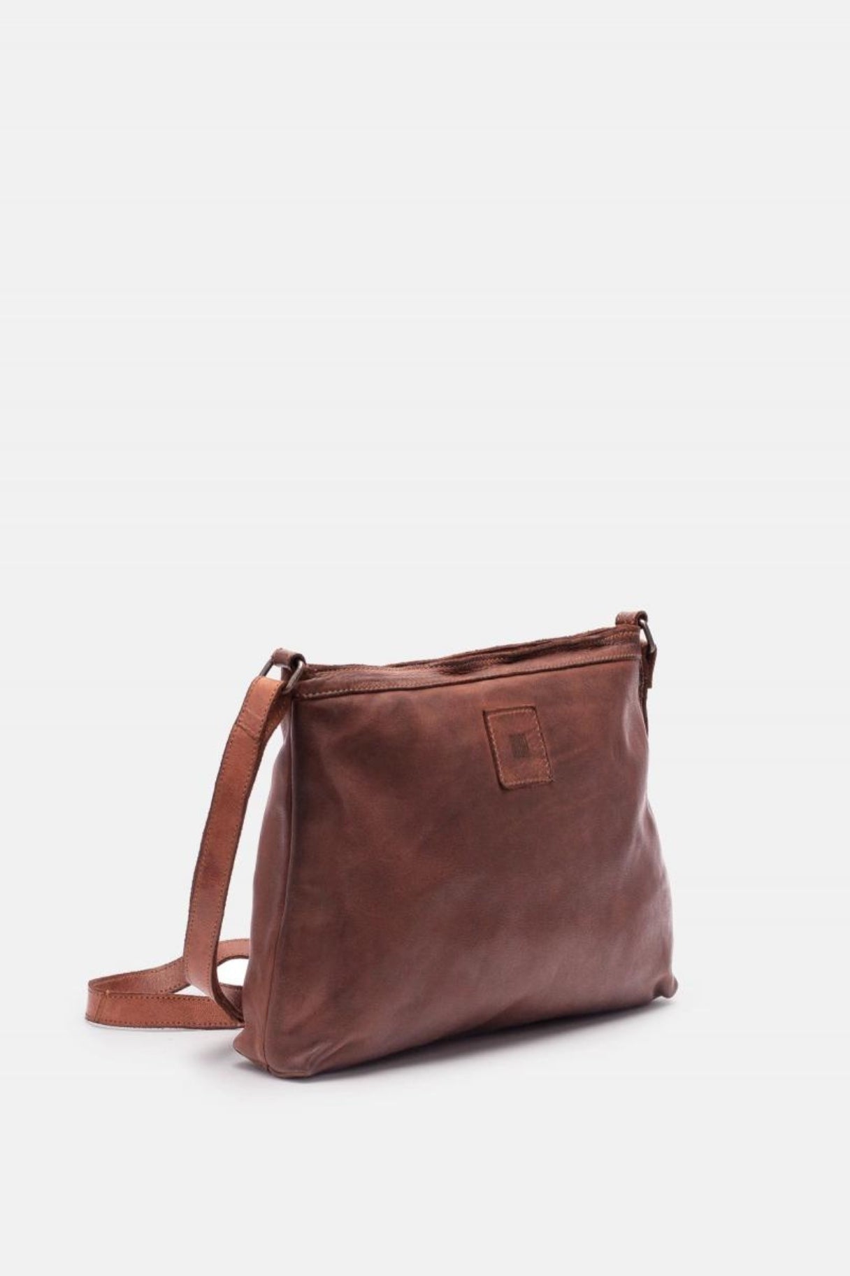 Sac bandoulière en cuir BIBA Boston - Marron, noir ou beige