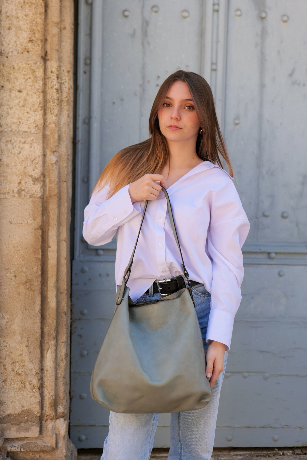 Sac Biba Rowland vert clair 