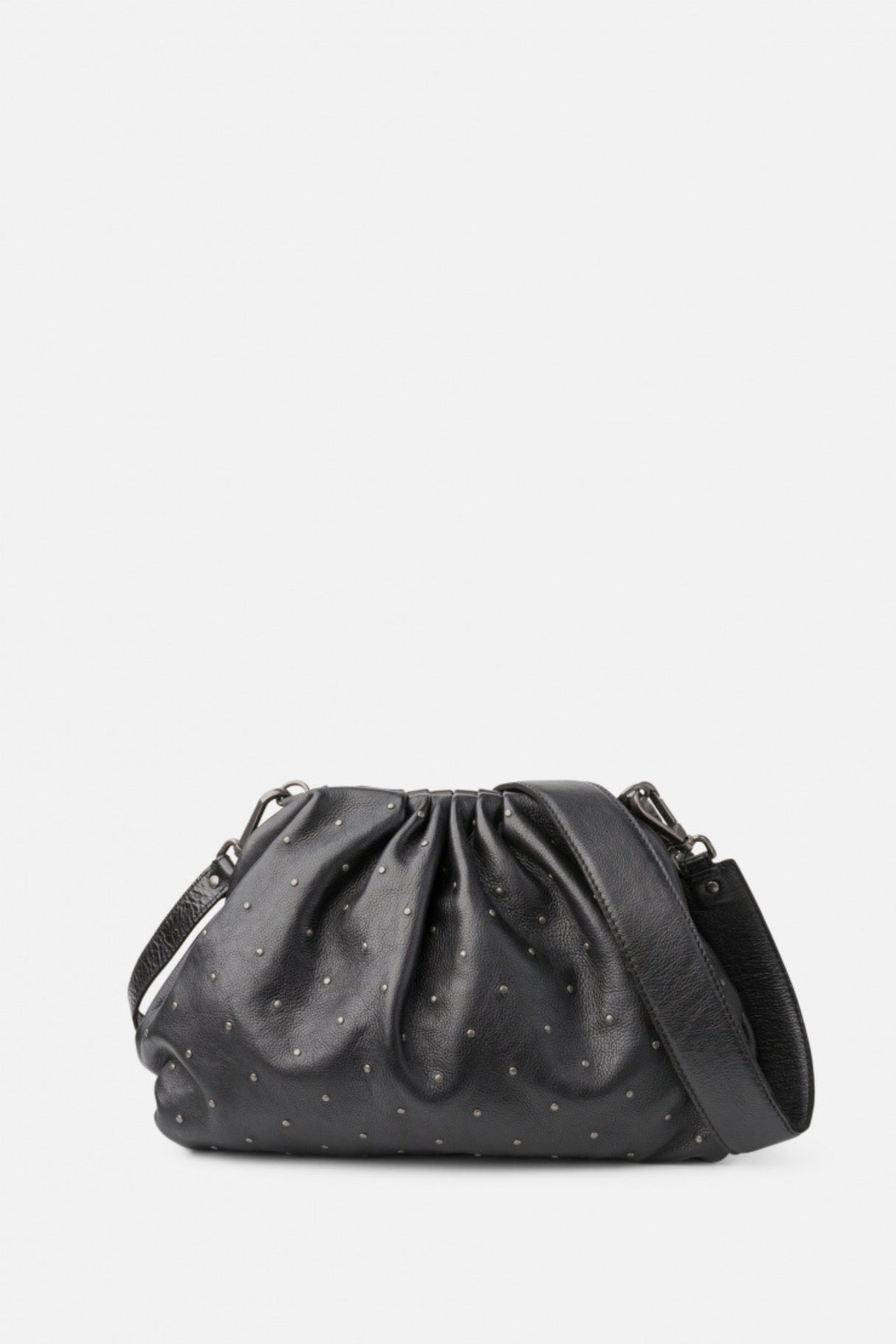 Sac bandoulière BIBA Katy en cuir lavé noir