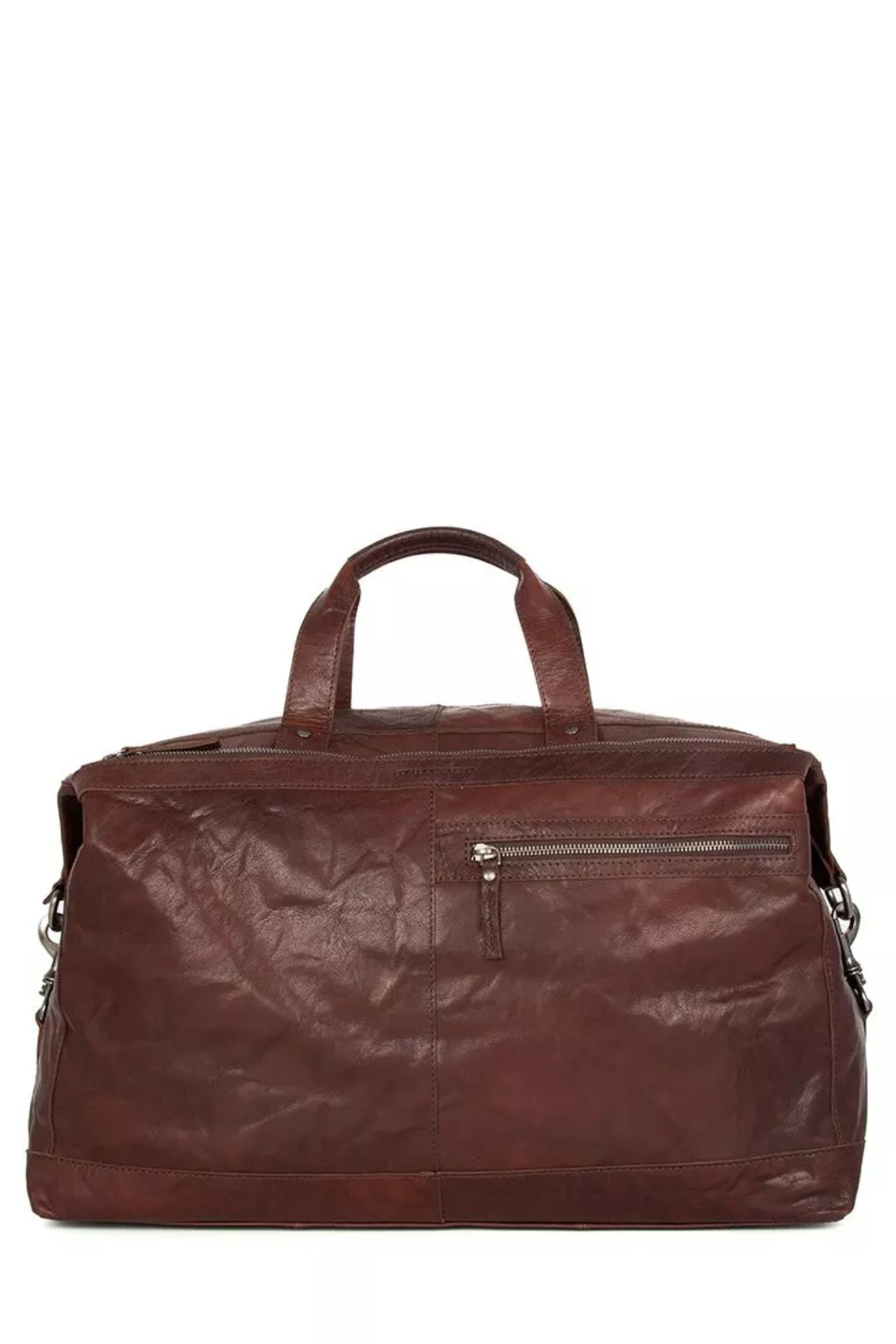 Sac de voyage cuir chataigne Atlanta Spikes & Sparrow 50 cm